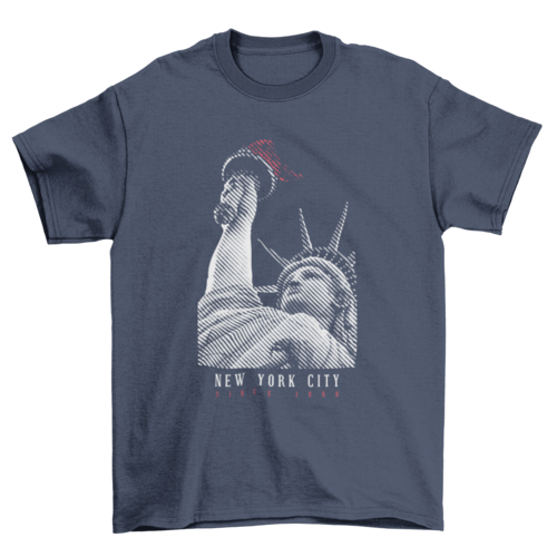 Statue of Liberty with New york city t-shirt