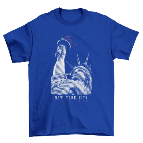 Statue of Liberty with New york city t-shirt