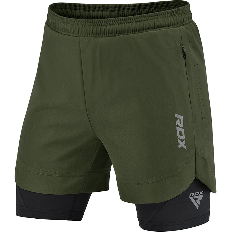 T16 2-in-1 Compression MMA Shorts